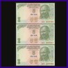 C-39, BUNC 5 Rs Set of 3 Notes In Series Dr.Y.V.Reddy