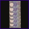 A-54, UNC Set of 6 One Rupee Notes Bimal Jalan